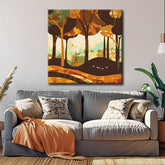 Paint by Numbers Metallic Forest